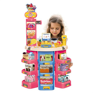 Mercadinho Confeitaria Infantil Doceria Brinquedo 62 Peças Mercadinho Confeitaria Infantil Doceria Brinquedo 62 Peças