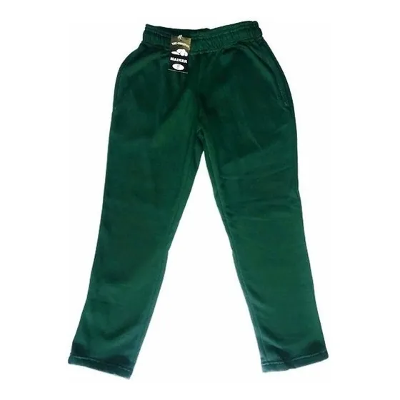 2 Pantalón Mono Escolar Deportivo Verde Oscuro Original.