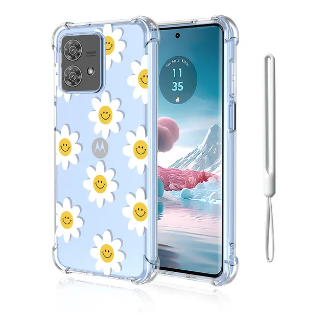 Funda Case Tpu Para Motorola Edge 40 Neo + Cordón
