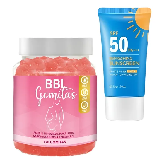 Gomitas Aguaje Bbl + Regalo Bloqueador Refrescante