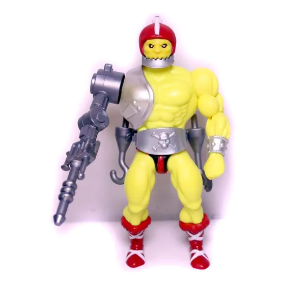 Mandibula He-man Origins Boneco Amarelo Verde Sem Embalagem
