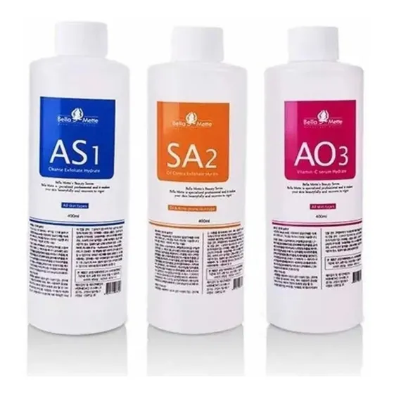 Set De Líquidos Para Hidrafacial - Hidratación Aqua Peeling
