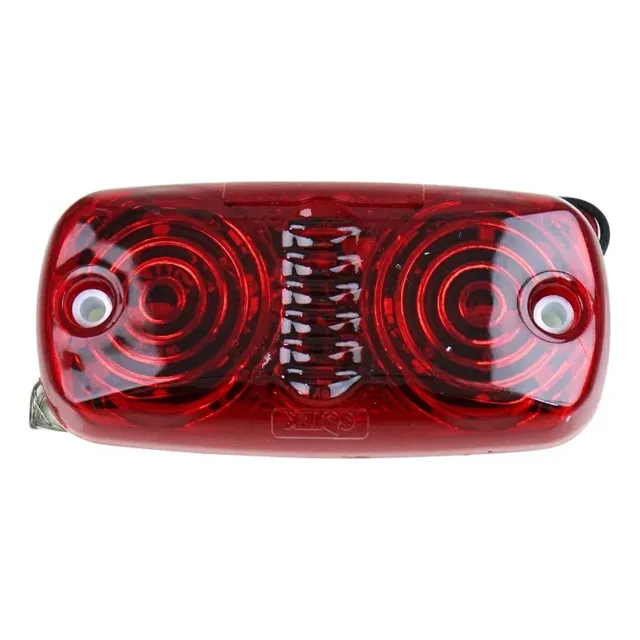 Faro Lateral 12 Led Ámbar (jabonera) 12v X 2 Und
