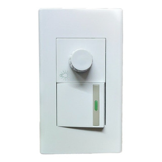 Apagador Atenuador Dimmer Para Luz Foco + Apagador Bco 700w Apagador Atenuador Dimmer Para Luz Foco + Apagador Bco 700w
