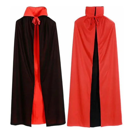 Capa Disfraz Para Niños Dracula Vampiro Hallowen 90cm