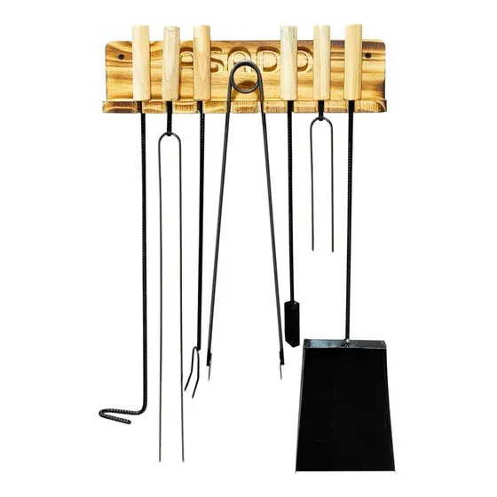 Accesorios Para Parrilla Herramientas Asador Set X 8 Piezas