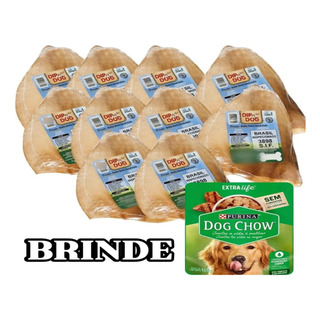 Kit 10 Orelhas Bovinas Desidratadas Cachorro Dip Dog +brinde Kit 10 Orelhas Bovinas Desidratadas Cachorro Dip Dog +brinde