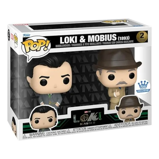 Funko Pop! Marvel - Loki & Mobius (1893) Exclusive