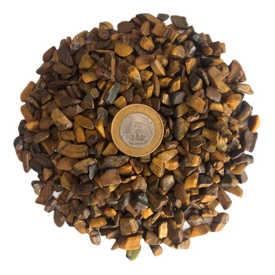 Cascalho De Pedra Olho De Tigre - 500g