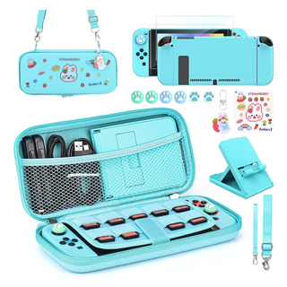 Kit De 15 Accesorios Con Estuche Para Nintendo Switch Funda Kit De 15 Accesorios Con Estuche Para Nintendo Switch Funda
