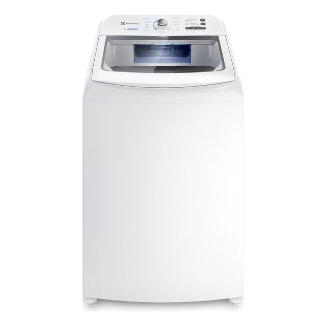 Máquina de Lavar Electrolux 17kg Branca Essential Care com Cesto Inox e Jet&Clean Led17 220V