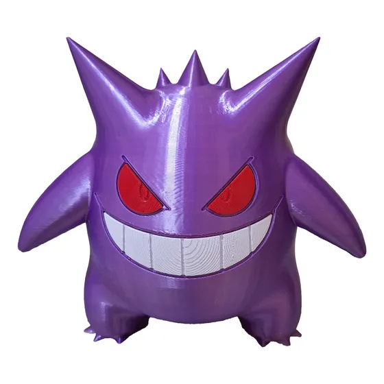 Boneco Gengar Action Figure Grande Pokemon Fofo Fofinho 16cm