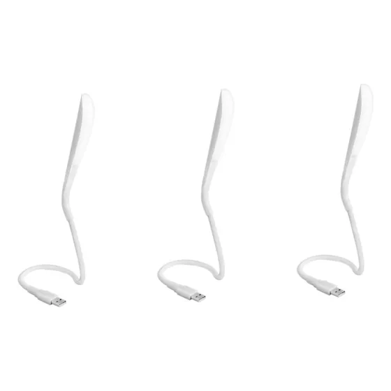 3 Pieza Luz Led Para Laptop Brillo Noche Casa Lampara Tings