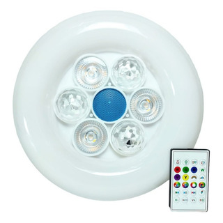 Foco Bocina Bluetooth ,multicolor Rgb Con Control Remoto Foco Bocina Bluetooth ,multicolor Rgb Con Control Remoto