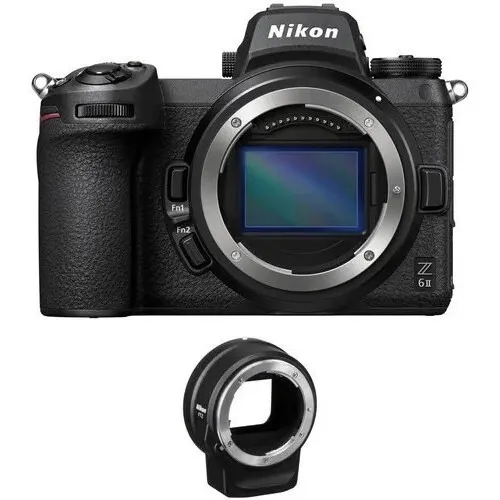 Câmera Nikon Z6 Ii - Corpo + Adaptador Ftz + Nota Fiscal