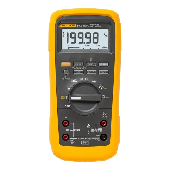Multímetro Digital Fluke 87v Max True-rms Ip67 Con Termómetr