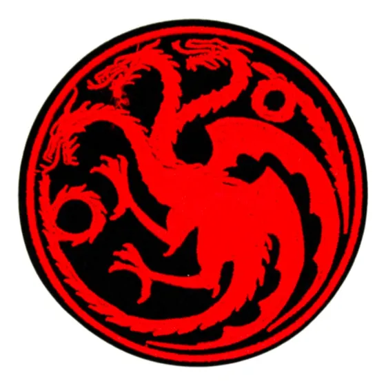 Parche Lobo Casa Stark - Game Of Thrones - Juego De Tronos