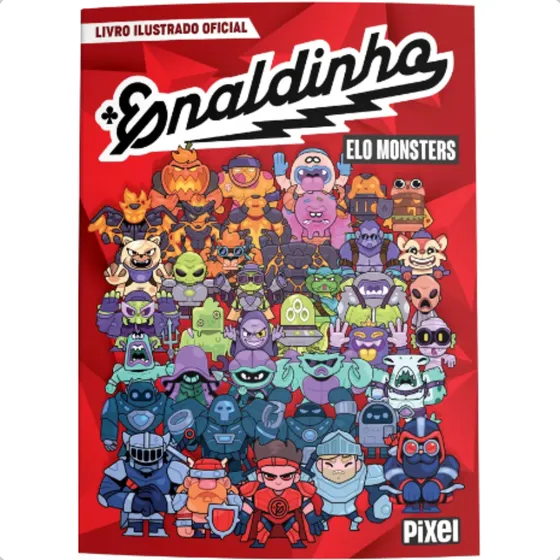 Coleção Elo Monsters Books Enaldinho Oficial - Starter Pack - Com Álbum Ilustrado Oficial + 12 Gogo's Sortidos + 12 Mini Livros Sortidos