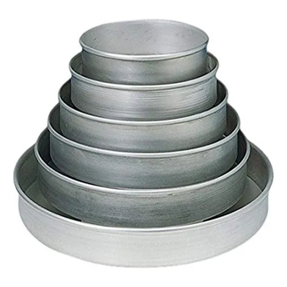 Bandeja Lado Recto Calibre Grosor Diametro In Alto Aluminio