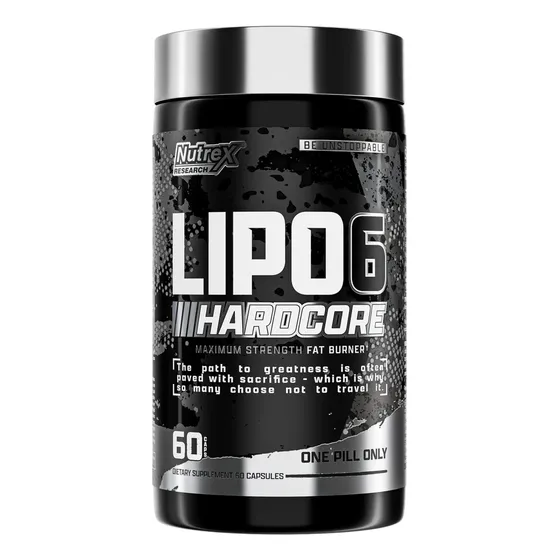  Lipo-6 Black Hard Core Quemador De Grasa 60caps Nutrex