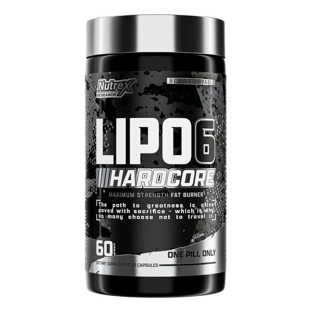  Lipo-6 Black Hard Core Quemador De Grasa 60caps Nutrex