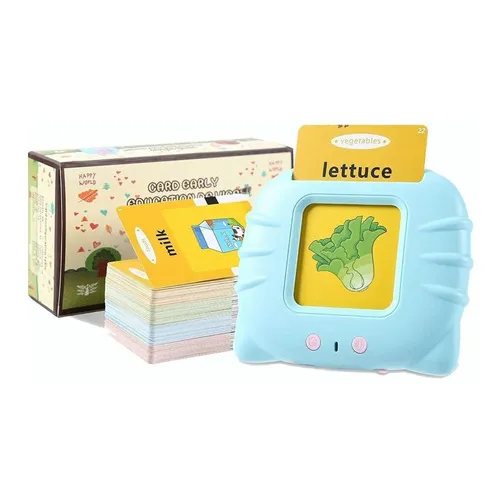 Juguetes Aprendizaje Tarjetas Lectura Español 224 Palabras Color Azul