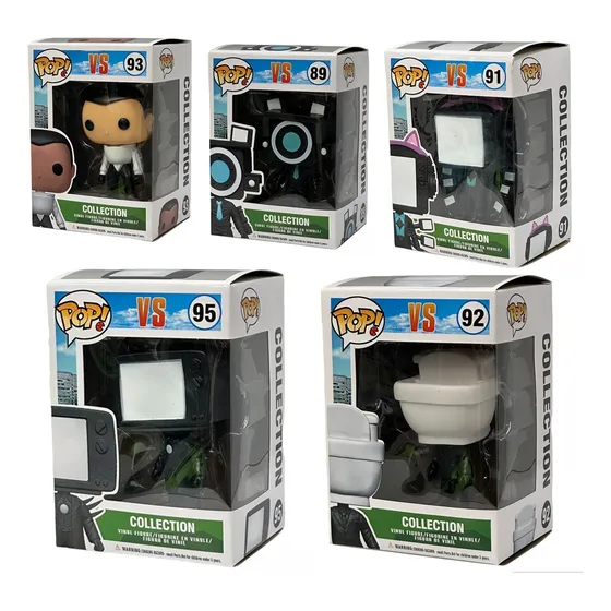 Colección 6 Funko Pop Skibidi Toilet Speakerman Tv Man 