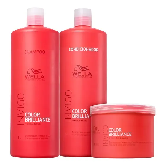 Kit Wella Professionals Invigo Color Brilliance (3 Produtos)