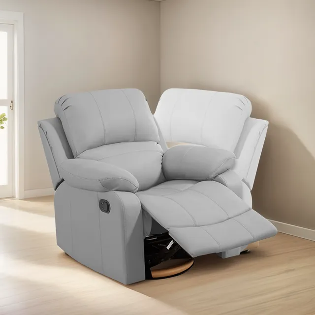 Sillón Sofá Reclinable Giratorio Mecedor Reposapiés Ouo D008