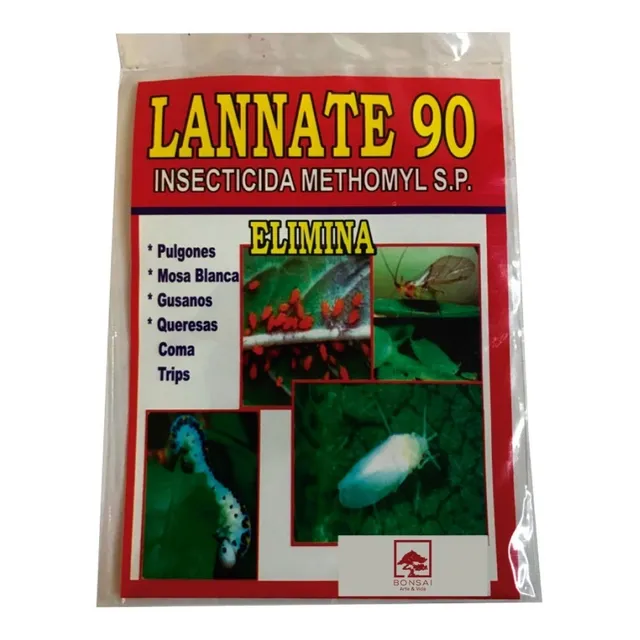 Insecticida Lannate 90 Methomyl S. En Polvo Pack. X 5 Unid. 
