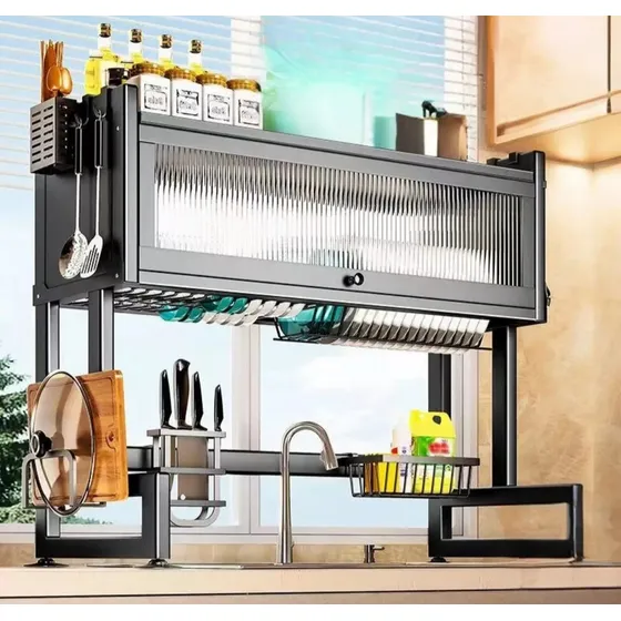 Secador De Platos Escurridor De Utensilios Y Porta Tabla