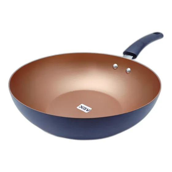 Wok Sarten Chino Easy Anodizado Practix 28cm Magefesa 3364