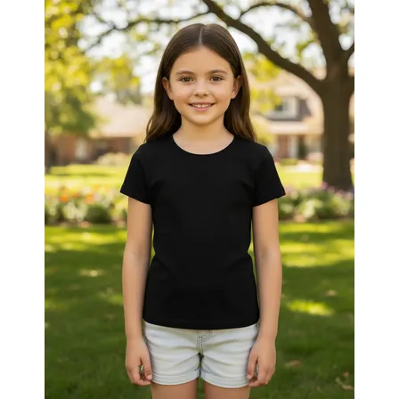 Blusinha Baby Look Básica Gola Redonda Algodão