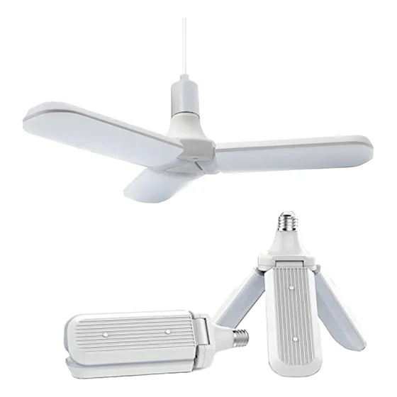 Fan Blade Lâmpada LED 45w Luz Potente Cor Branco Econômica