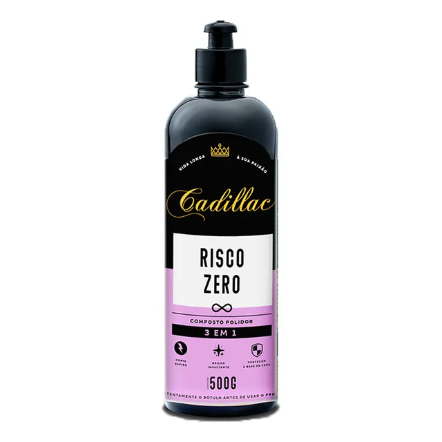 Composto Polidor Risco Zero 3 Em 1 500g Cadillac