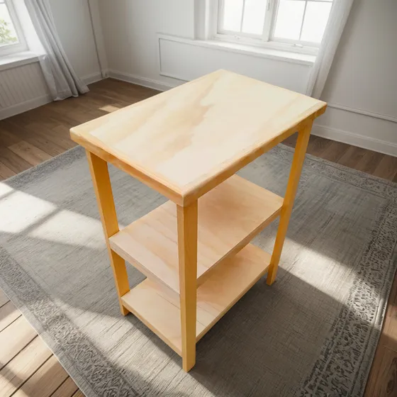 Mesa De Madera Auxiliar Multiusos Recibidor, Cocina, Horno