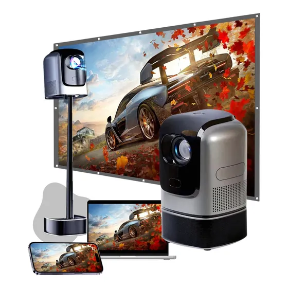 Projetor Box Tv Hy720 Smart Led 4k Wifi Android 9 2gram 32gb