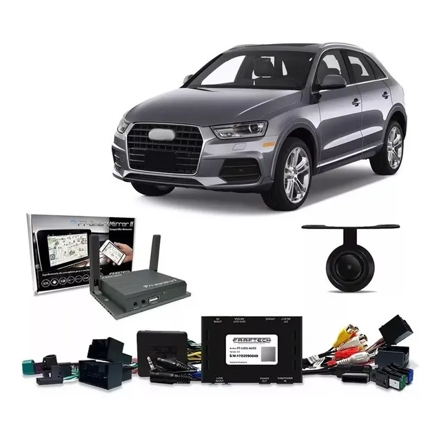 Interface De Vídeo Espelhamento De Tela Audi Q3 + Câmera Ré