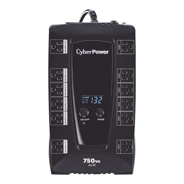 No Break Ups 750 Va/450 W Entrada 120 Vca Con 12 Tomas