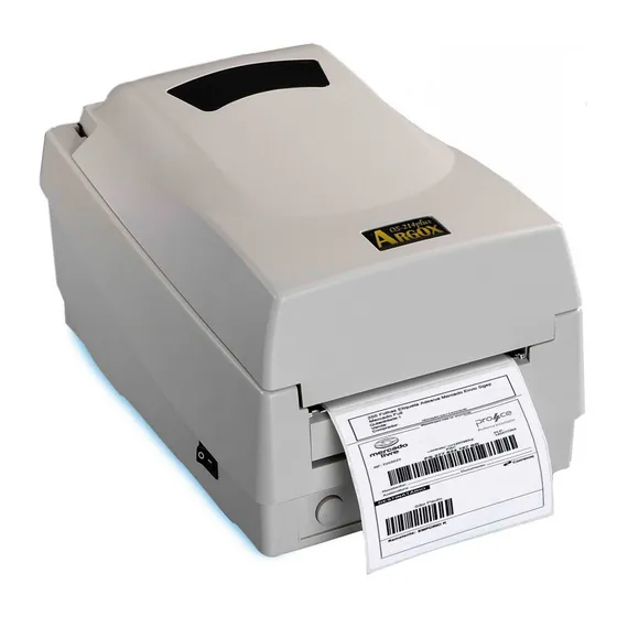 Impressora De Etiquetas E Código De Barras Argox Os-214 Plus Cor Branca 110V/220V