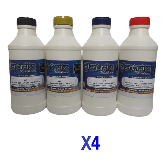 Polvo Toner Hp Color Cb540a Cb541a Cb542a Cb543a Cp1215 45gr