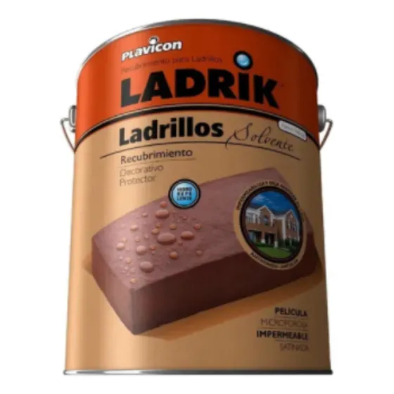 Ladrik Impermeabilizante P/ Ladrillo Solvente Plavicon 20 Lt