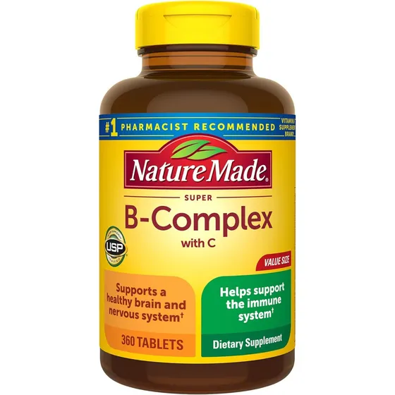 Tabletas Nature Made Super B Complex, Tamaño Económico, 360 