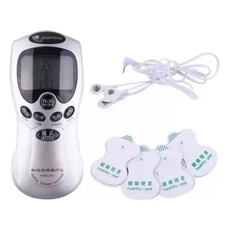 Electrofísico Tens Electroestimulador De 4 Parches Masajes