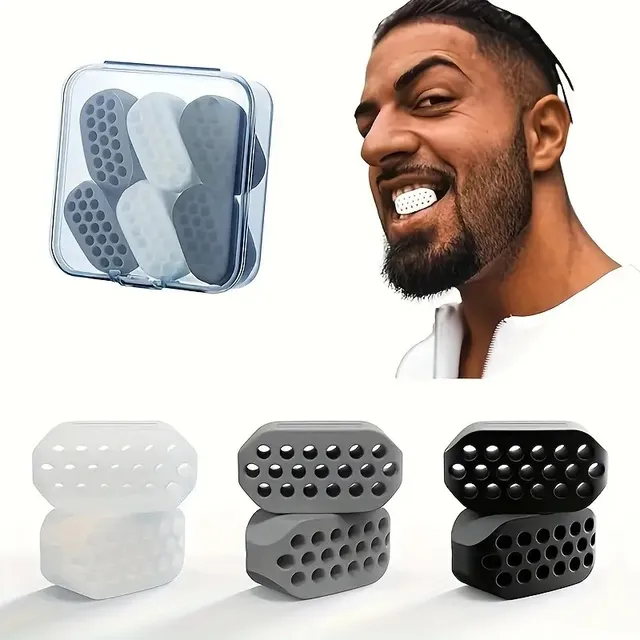 Kit De Ejercitadores De Mandibula De Silicona
