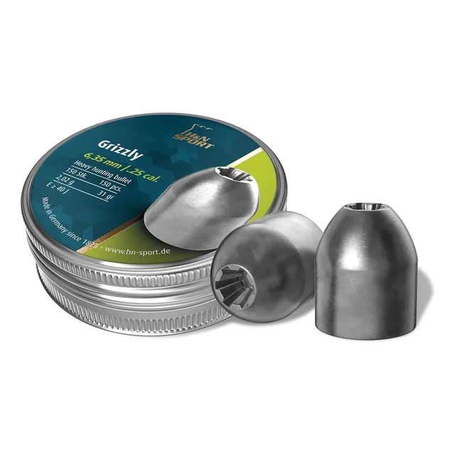 150 Balines Cal 6,35 Mm (.25) Flobert Rifle Airsoft Co2