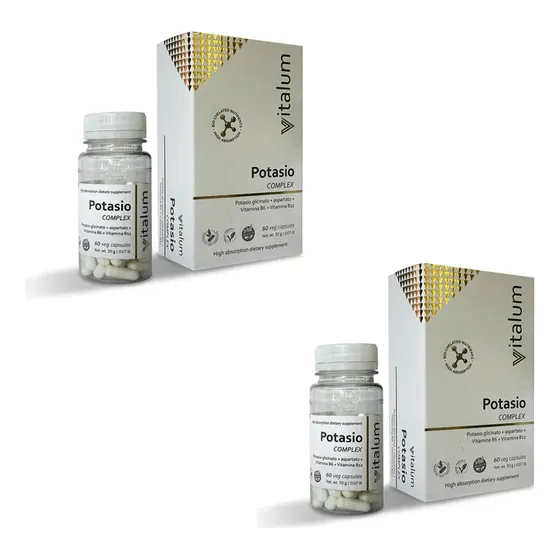 Pack X 2 Potasio Complex Vitalum Hgl Glicinato Aspartato 30c