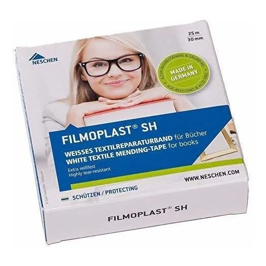 Cinta Adhesiva De Lino Blanco Filmoplast Sh - Autoadhesiva