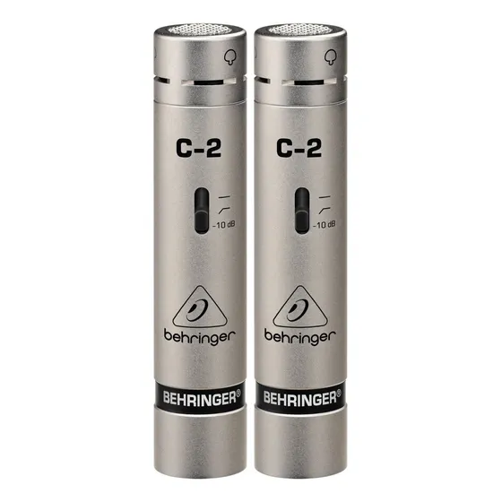 Microfones Behringer C-2 Condensador Cardioide cor prateado
