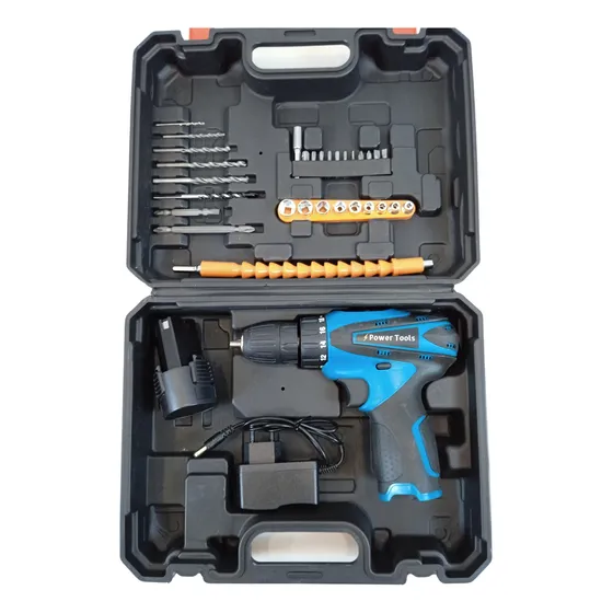 Kit Taladro Atornillador Batería 12v 10mm Accesorio Cargador